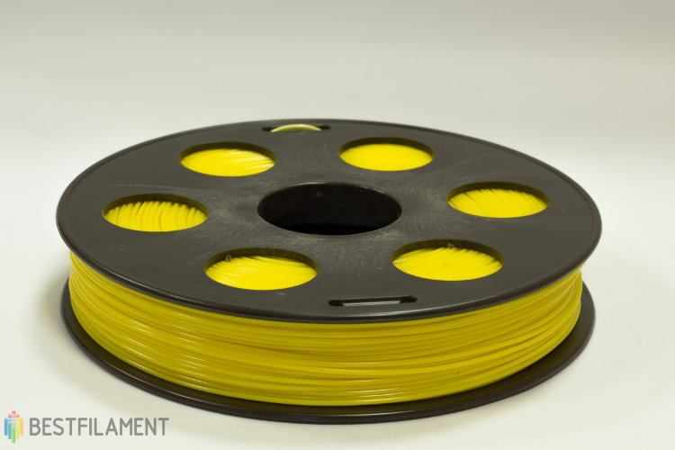 Фото нить для 3D-принтера Желтый ABS пластик Bestfilament 0.5 кг, 1.75 мм